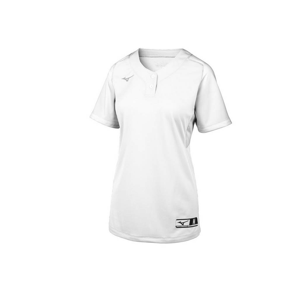 Mizuno Aerolite 2-Button - Bayan Forma - Beyaz Türkiye (KXYEVL-258)